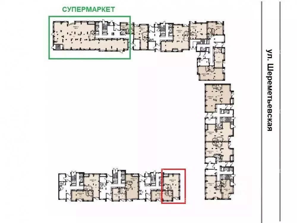 Торговая площадь в Московская область, Химки Клязьма-Старбеево мкр, ... - Фото 2