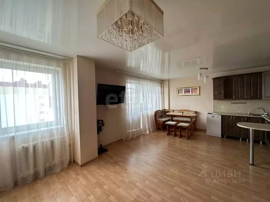 Студия Тюменская область, Тюмень ул. Прокопия Артамонова, 6к1 (45.8 м) - Фото 1