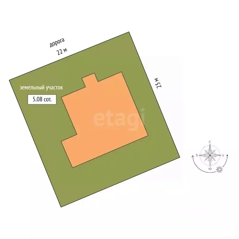 Дом в Ростовская область, Мясниковский район, Краснокрымское с/пос, ... - Фото 2