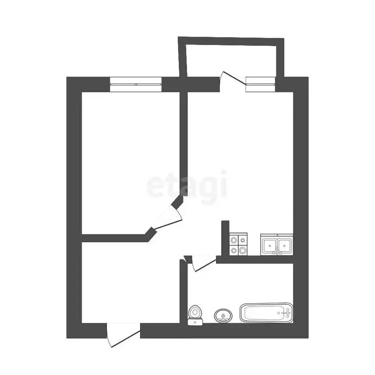 1-комнатная квартира: Сочи, улица Искры, 66/9к7 (35.5 м) - Фото 0