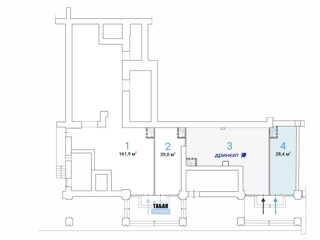 Помещение свободного назначения в Москва Долгоруковская ул., 40 (28 м) - Фото 2