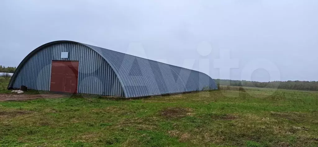 Склад, 1400 м, Земельный участок 12 900 м2 - Фото 1