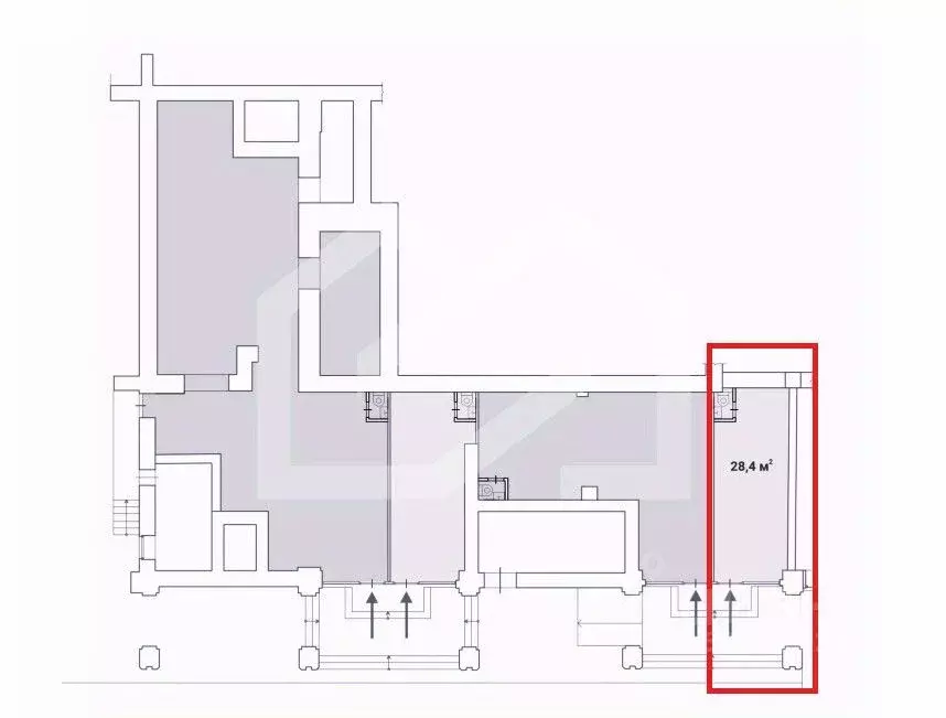 Помещение свободного назначения в Москва Долгоруковская ул., 40 (28 м) - Фото 2