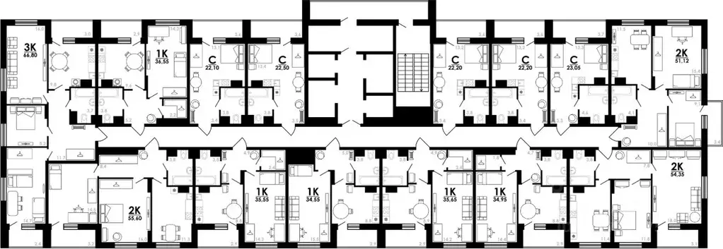 2-к кв. Нижегородская область, Нижний Новгород Коломенская ул., 8к4 ... - Фото 1