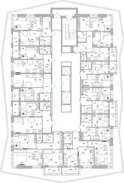 2-к кв. Белгородская область, Белгород Славянская ул. (46.65 м) - Фото 1