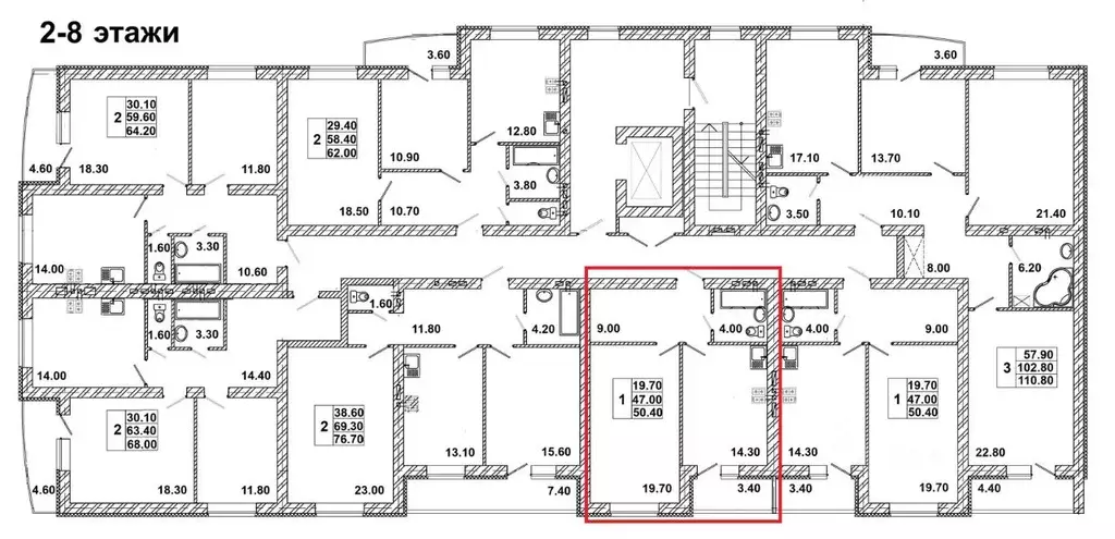 1-к кв. Саратовская область, Саратов 1-й Жилучасток кв-л,  (50.0 м) - Фото 2