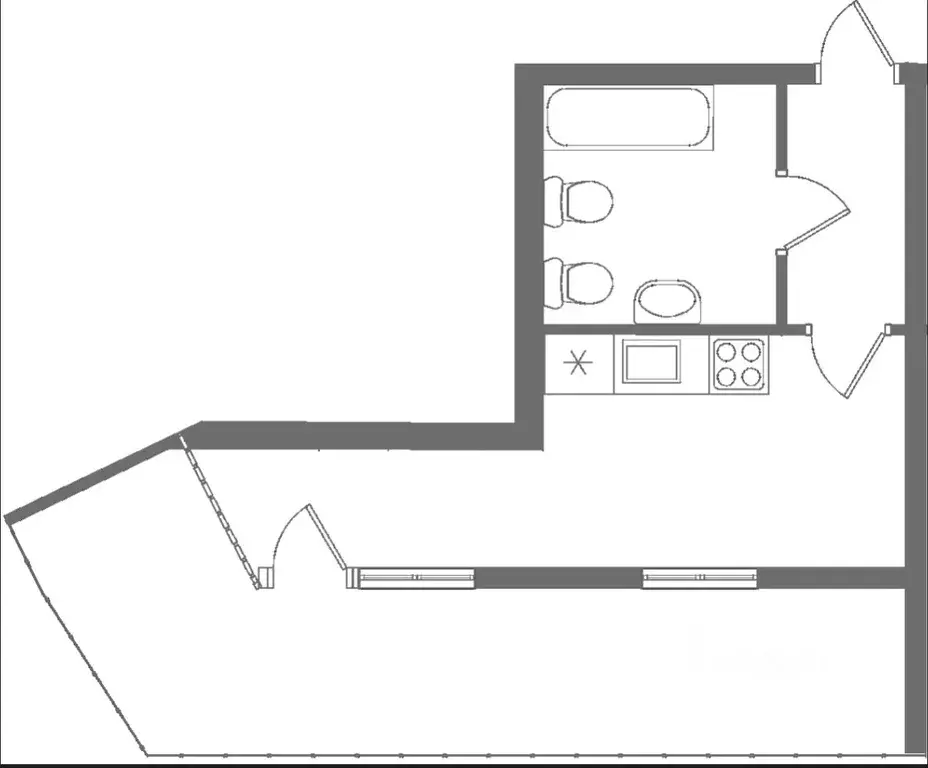 Свободной планировки кв. Краснодарский край, Сочи Курортный просп., ... - Фото 2