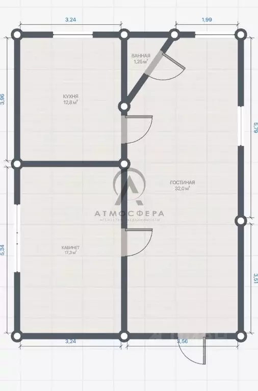 Дом в Краснодарский край, Апшеронск Гравийная ул. (438 м) - Фото 1