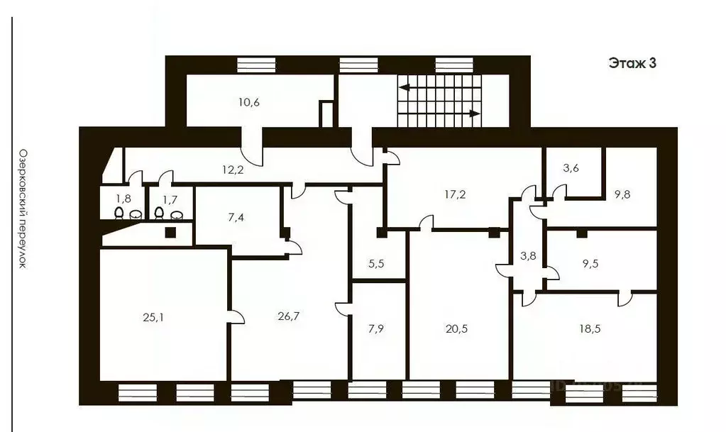 Помещение свободного назначения в Москва Озерковская наб., 12 (960 м) - Фото 1