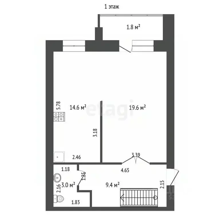 3-к кв. Забайкальский край, Чита Смоленская ул., 47 (90.1 м) - Фото 2