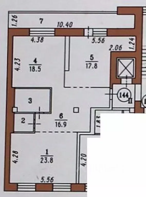 3-к кв. Омская область, Омск ул. 70 лет Октября, 15/1 (85.2 м) - Фото 2