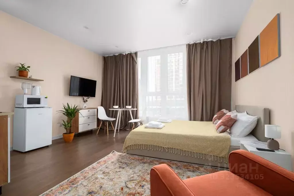 Студия Краснодарский край, Краснодар ул. Ивана Беличенко, 92 (27.0 м) - Фото 2