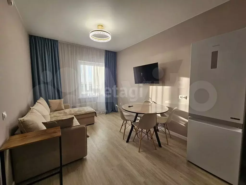 1-к. квартира, 33,6 м, 4/9 эт. - Фото 1