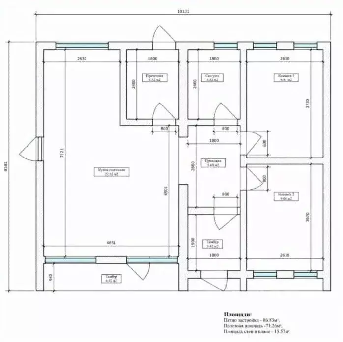 Дом в Челябинская область, Аргаяшский муниципальный округ, пос. ... - Фото 2