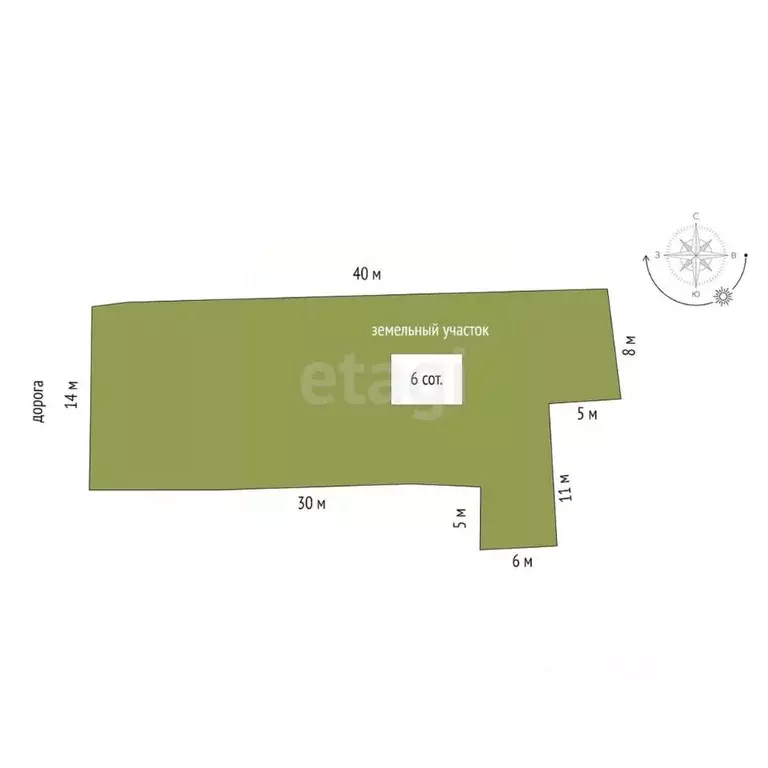 Участок в Костромская область, Кострома Красноармейская ул., 73 (6.0 ... - Фото 2