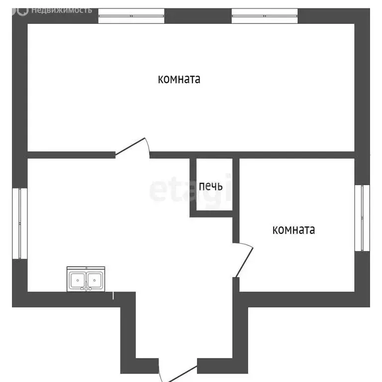 Дом в село Тимохинское, Новый переулок (38.6 м) - Фото 2