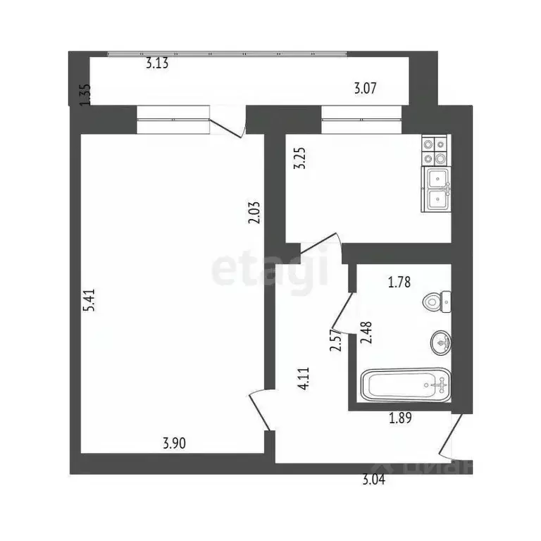 1-к кв. Марий Эл, Йошкар-Ола бул. Чавайна, 15 (35.2 м) - Фото 1