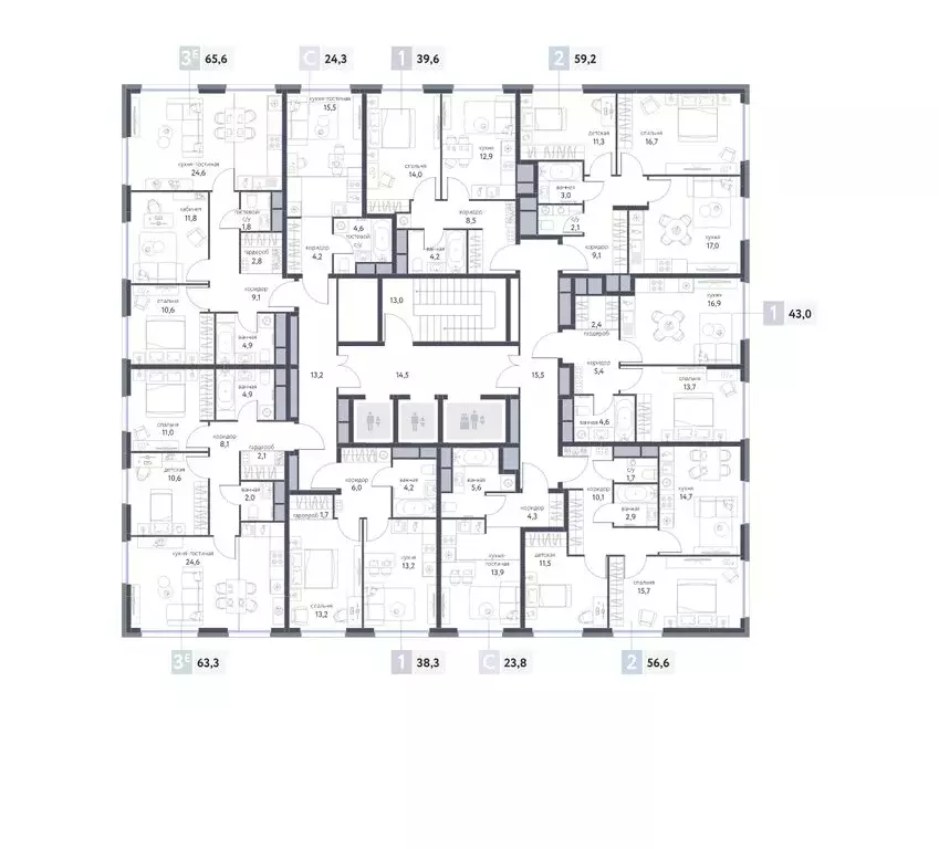 Квартира-студия: Москва, Тагильская улица, 2к1 (24 м) - Фото 1