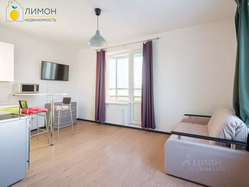 Студия Ленинградская область, Мурино Всеволожский район, ул. Шувалова, ... - Фото 1