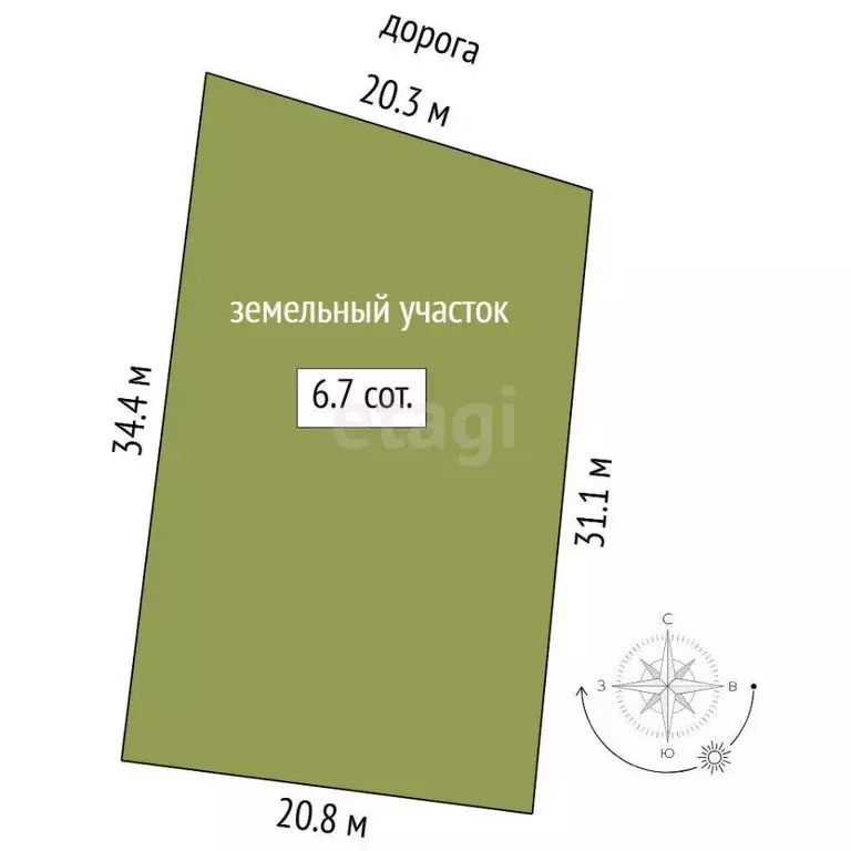 Участок в Тюменская область, Тюменский район, Архитектор СНТ ул. ... - Фото 0