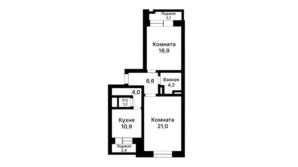 2-к кв. Московская область, Люберцы ул. Черемухина, 24/10 (65.0 м) - Фото 2