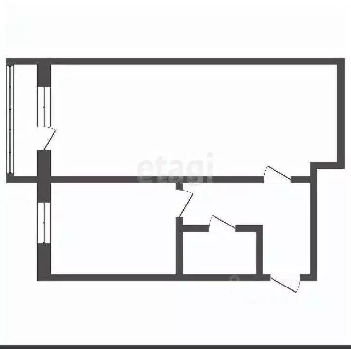1-к кв. Свердловская область, Нижний Тагил Алапаевская ул., 7 (43.2 м) - Фото 2