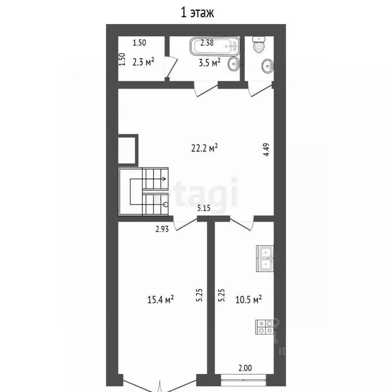 Дом в Крым, Симферопольский район, Николаевка пгт  (173 м) - Фото 2