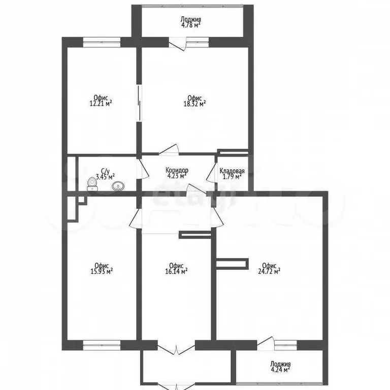 Сдам помещение свободного назначения, 110 м - Фото 0