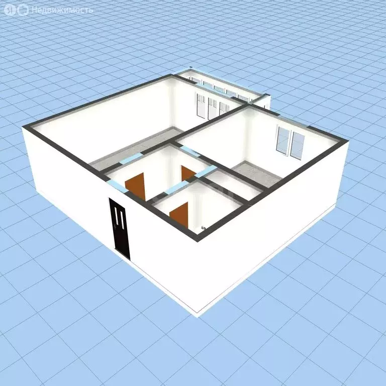 1-комнатная квартира: Губкин, Преображенская улица, 12 (34.8 м) - Фото 2