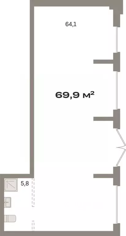 Помещение свободного назначения в Курганская область, Курган ... - Фото 2