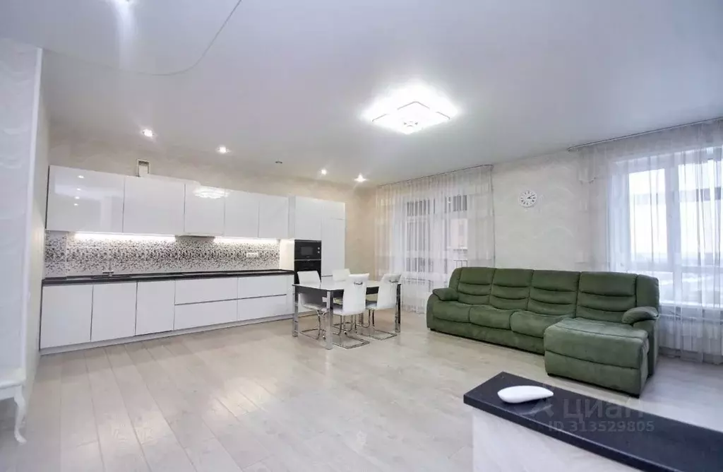3-к кв. Новосибирская область, Новосибирск ул. Тимирязева, 97 (91.0 м) - Фото 1