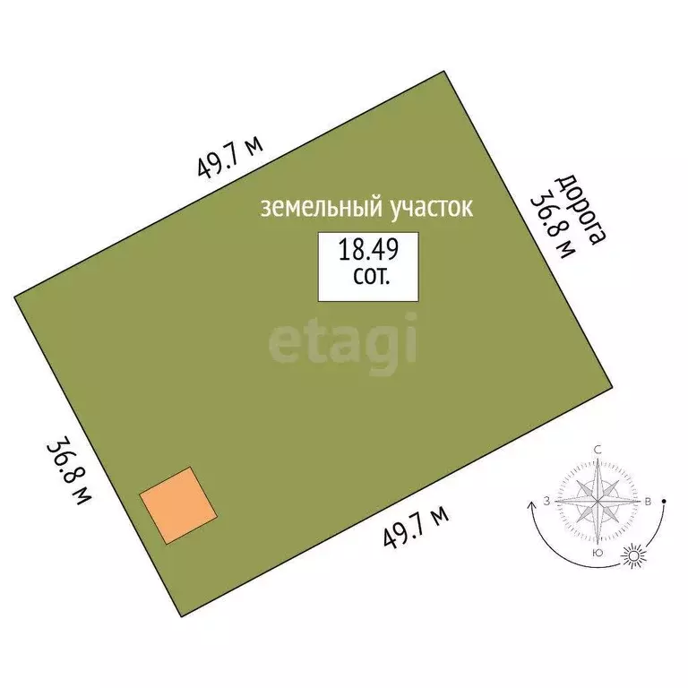 Дача, 35 м - Фото 1