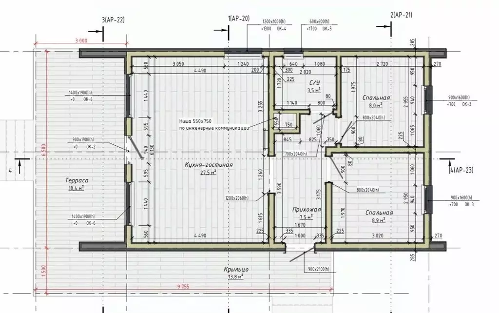 Коттедж в Ленинградская область, Приозерский район, пос. Сосново, ... - Фото 1