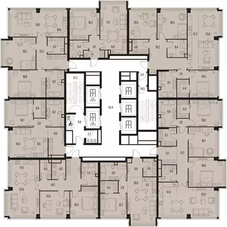 2-к кв. Москва Летниковская ул., 11к1 (62.7 м) - Фото 1
