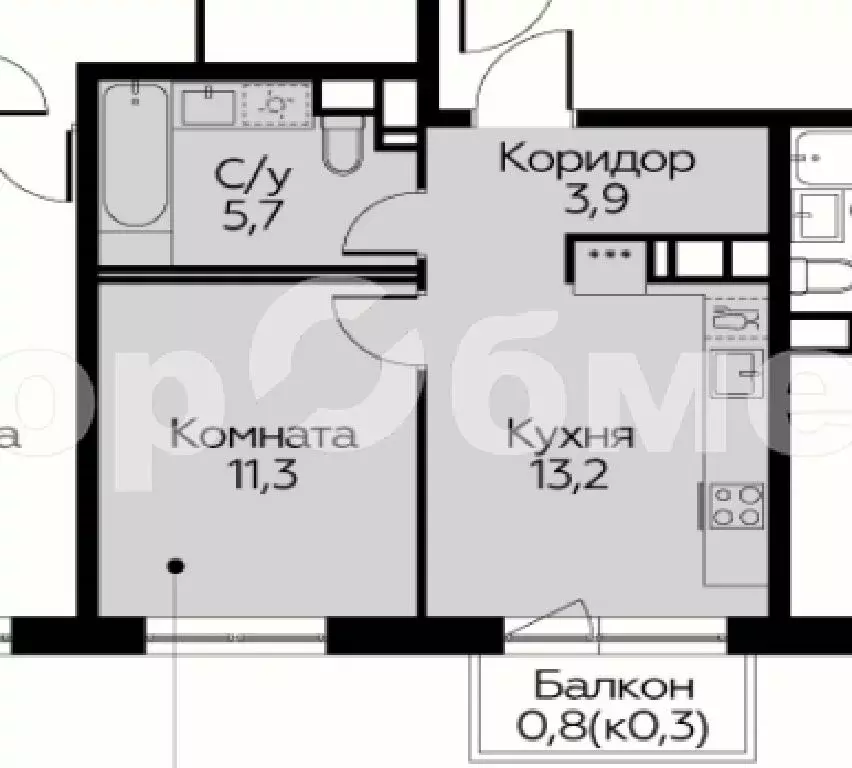 Продается 1-комнатная квартира - Фото 1
