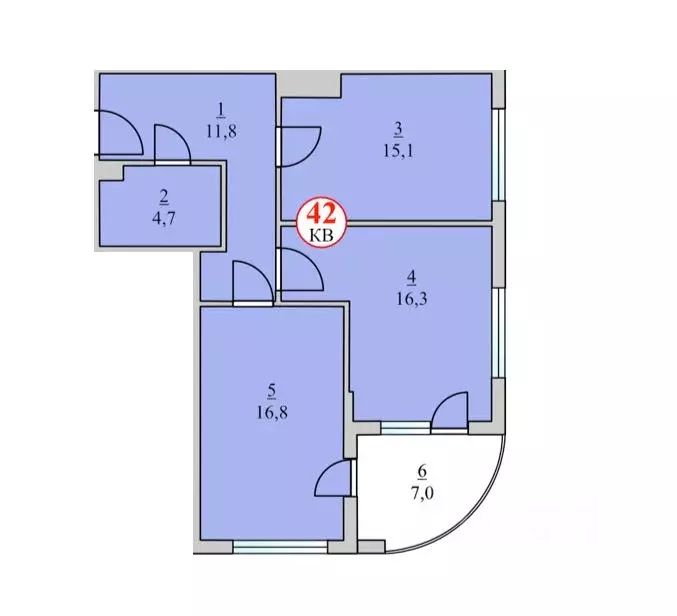 3-к кв. Крым, Ялта ул. Щорса, 10В (71.7 м) - Фото 2