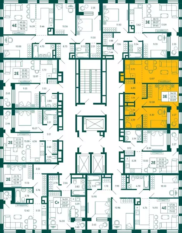 2-к кв. Башкортостан, Уфа Зеленая Роща жилрайон, Терле Парк жилой ... - Фото 2
