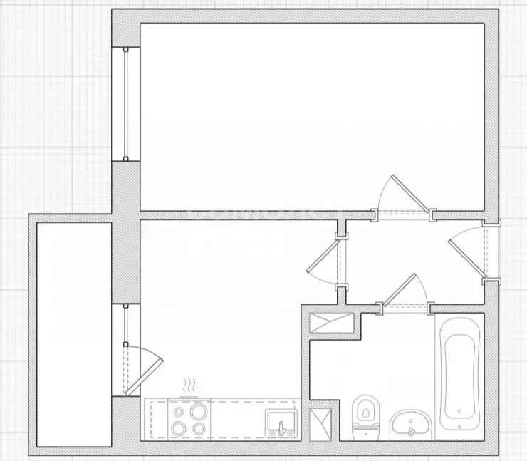 1-к кв. Московская область, Люберцы Зенино ЖК Самолет мкр, ул. ... - Фото 2