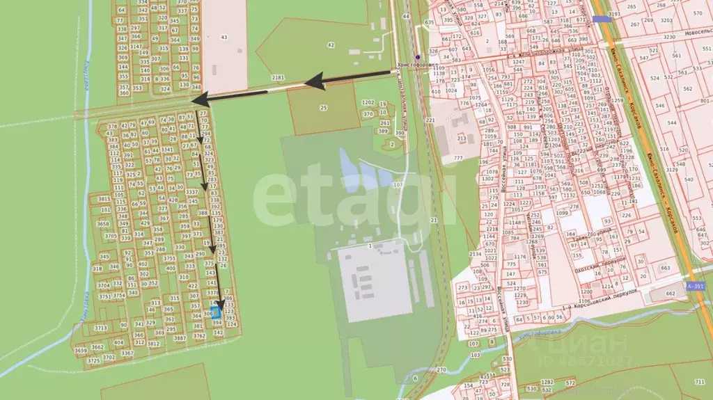 Участок в Сахалинская область, Южно-Сахалинск Здоровье СНТ, 42 (9.45 ... - Фото 2