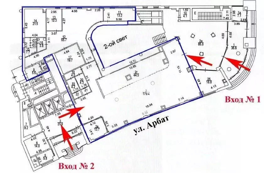 Помещение свободного назначения в Москва ул. Арбат, 10 (473 м) - Фото 1