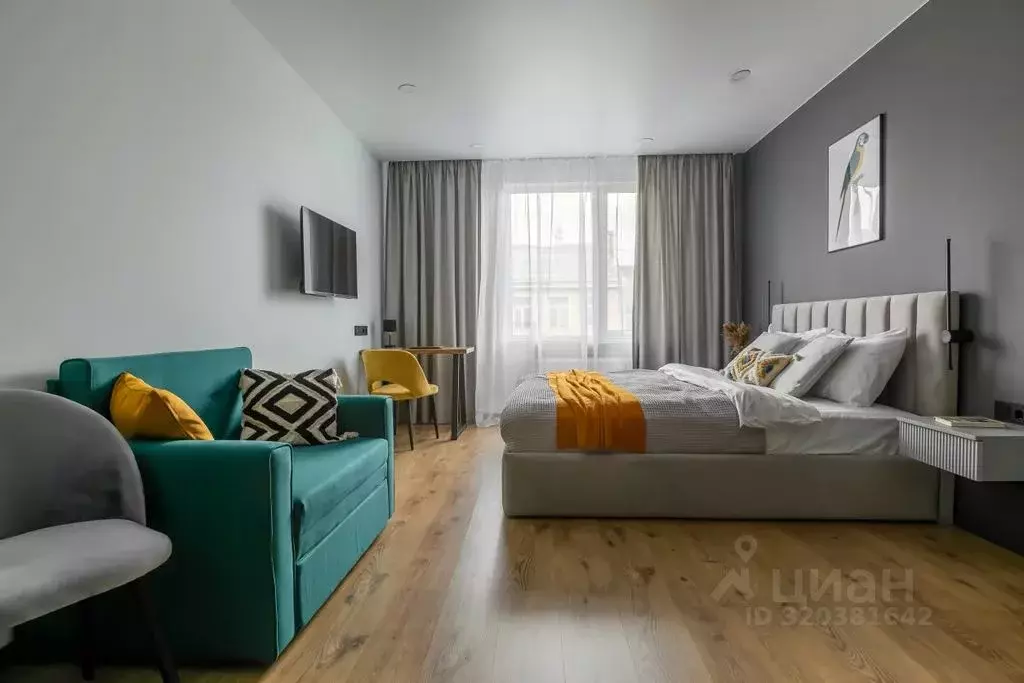 Студия Санкт-Петербург Киевская ул., 5к6 (30.0 м) - Фото 0