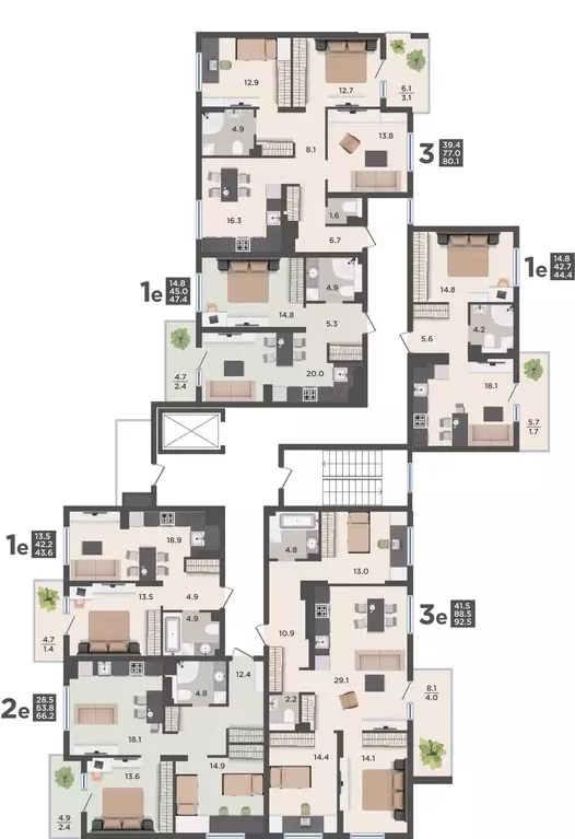 3-к кв. Калининградская область, Гурьевский муниципальный округ, пос. ... - Фото 2