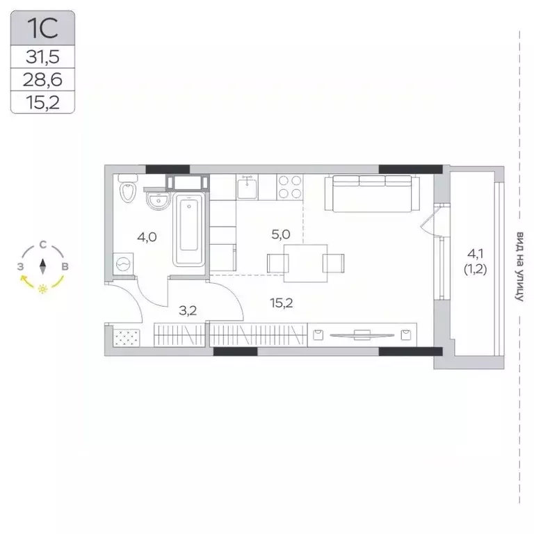 Студия Московская область, Мытищи городской округ, д. Пирогово ул. ... - Фото 1