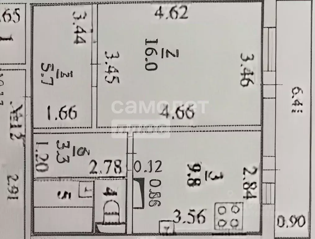 1-к кв. Липецкая область, Липецк Агрономическая ул., 16 (39.8 м) - Фото 2