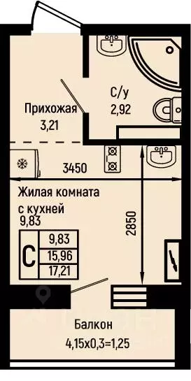Студия Краснодарский край, Туапсинский муниципальный округ, с. Небуг ... - Фото 0