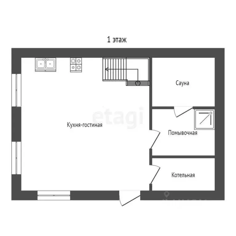 Дом в Мордовия, Лямбирский район, с. Берсеневка ул. Киреева, 26 (100 ... - Фото 1