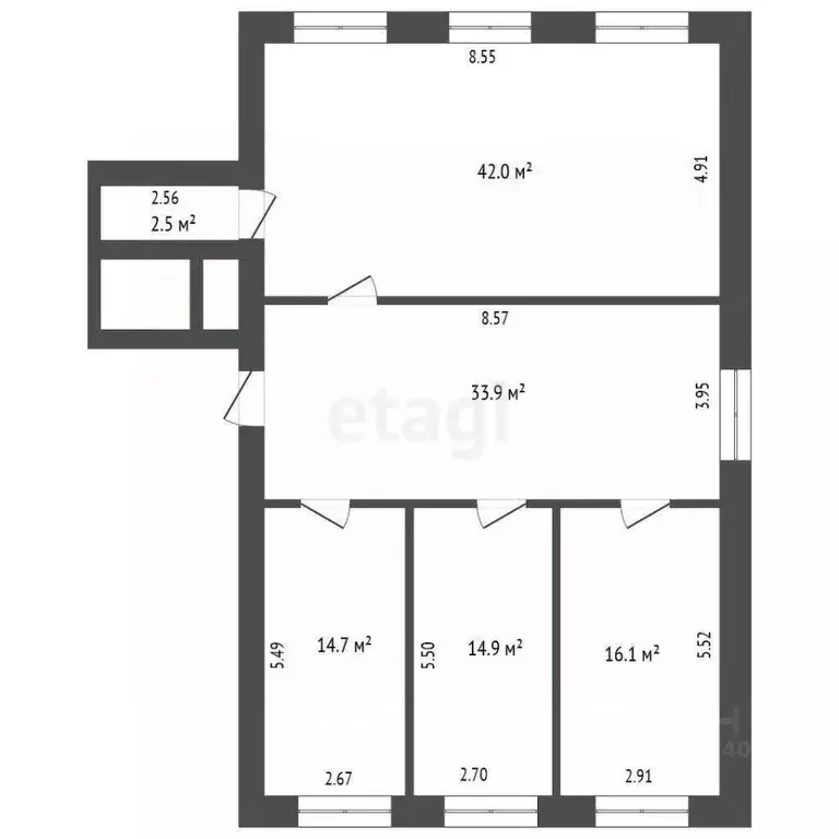 Офис в Тюменская область, Тюмень ул. Малыгина, 84/1 (124 м) - Фото 1