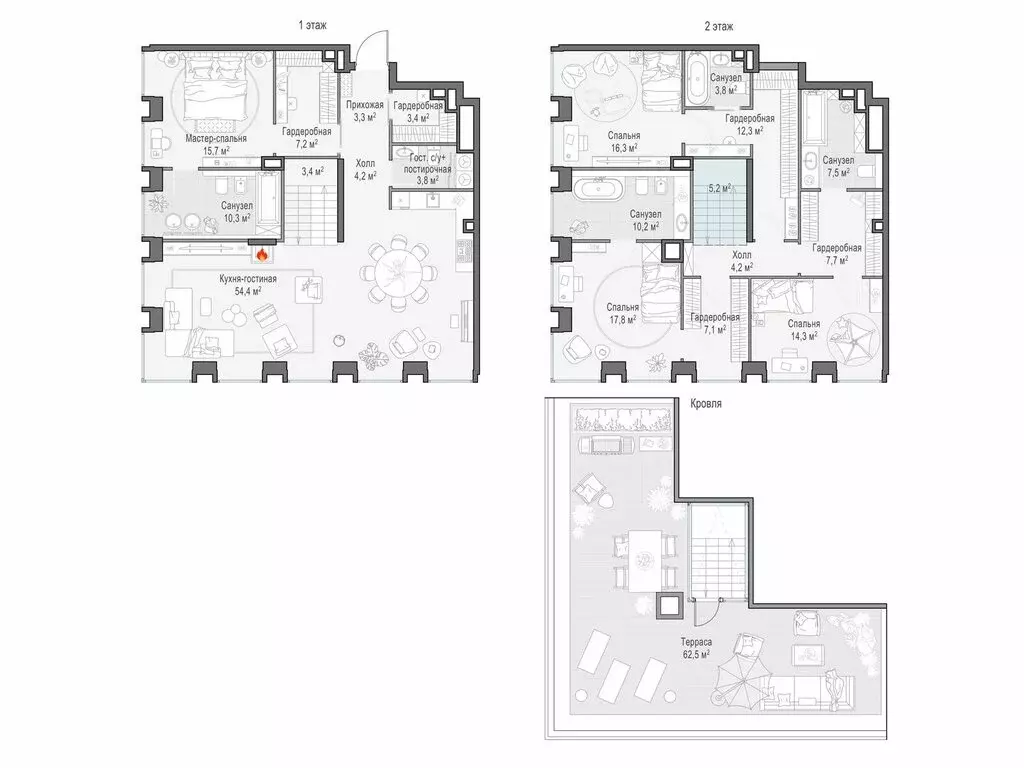 4-комнатная квартира: Москва, жилой комплекс Лайф Тайм (214.3 м) - Фото 1