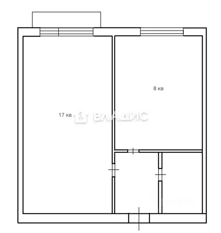 1-к кв. Башкортостан, Стерлитамак ул. Щербакова, 4 (32.4 м) - Фото 2