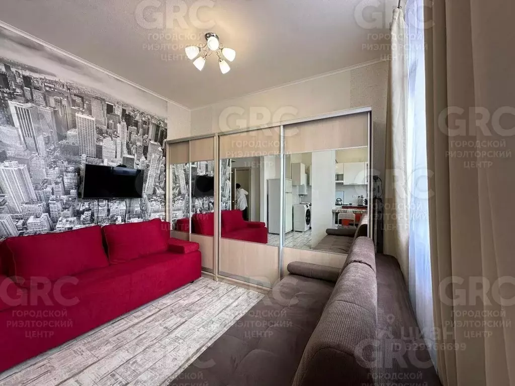 Студия Краснодарский край, Сочи ул. Голенева, 17/25 (25.0 м) - Фото 2